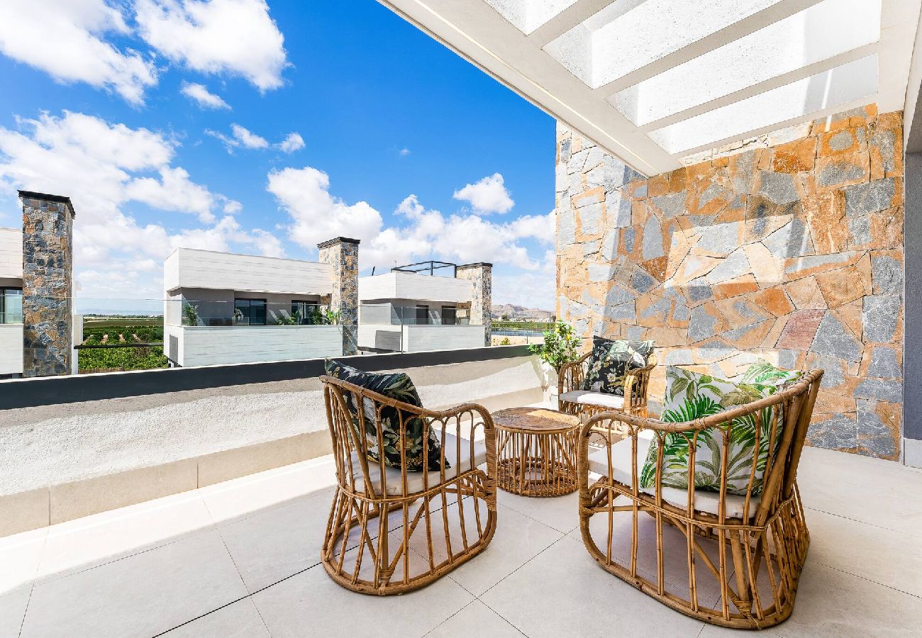 Ferienhaus in Murcia - Villa de lujo con jacuzzi, cine, billar y futbolín