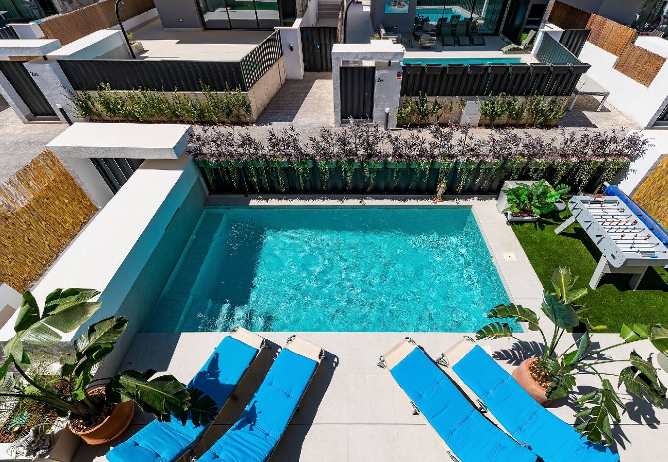 Maison à Murcia - Villa de lujo con jacuzzi, cine, billar y futbolín