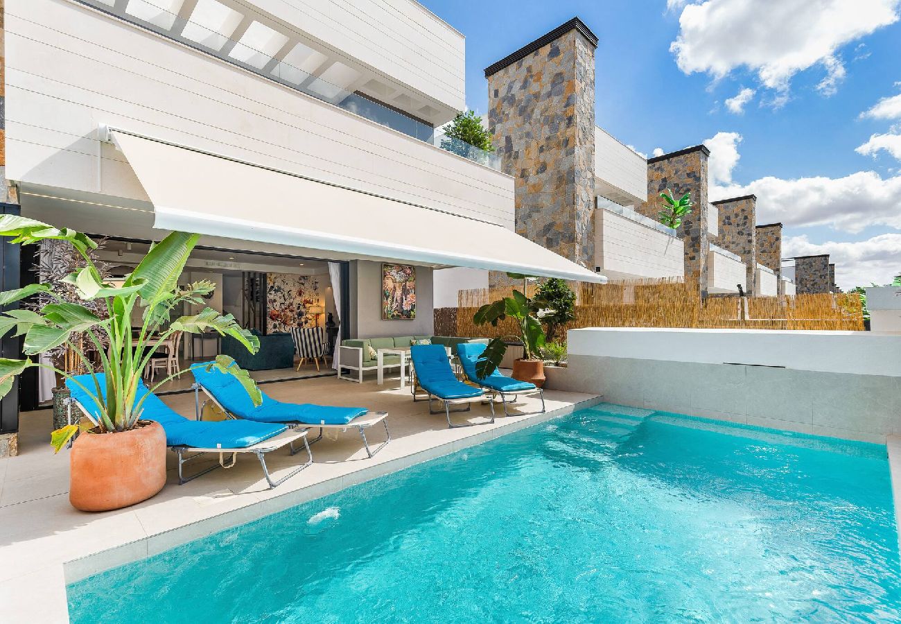 Maison à Murcia - Villa de lujo con jacuzzi, cine, billar y futbolín