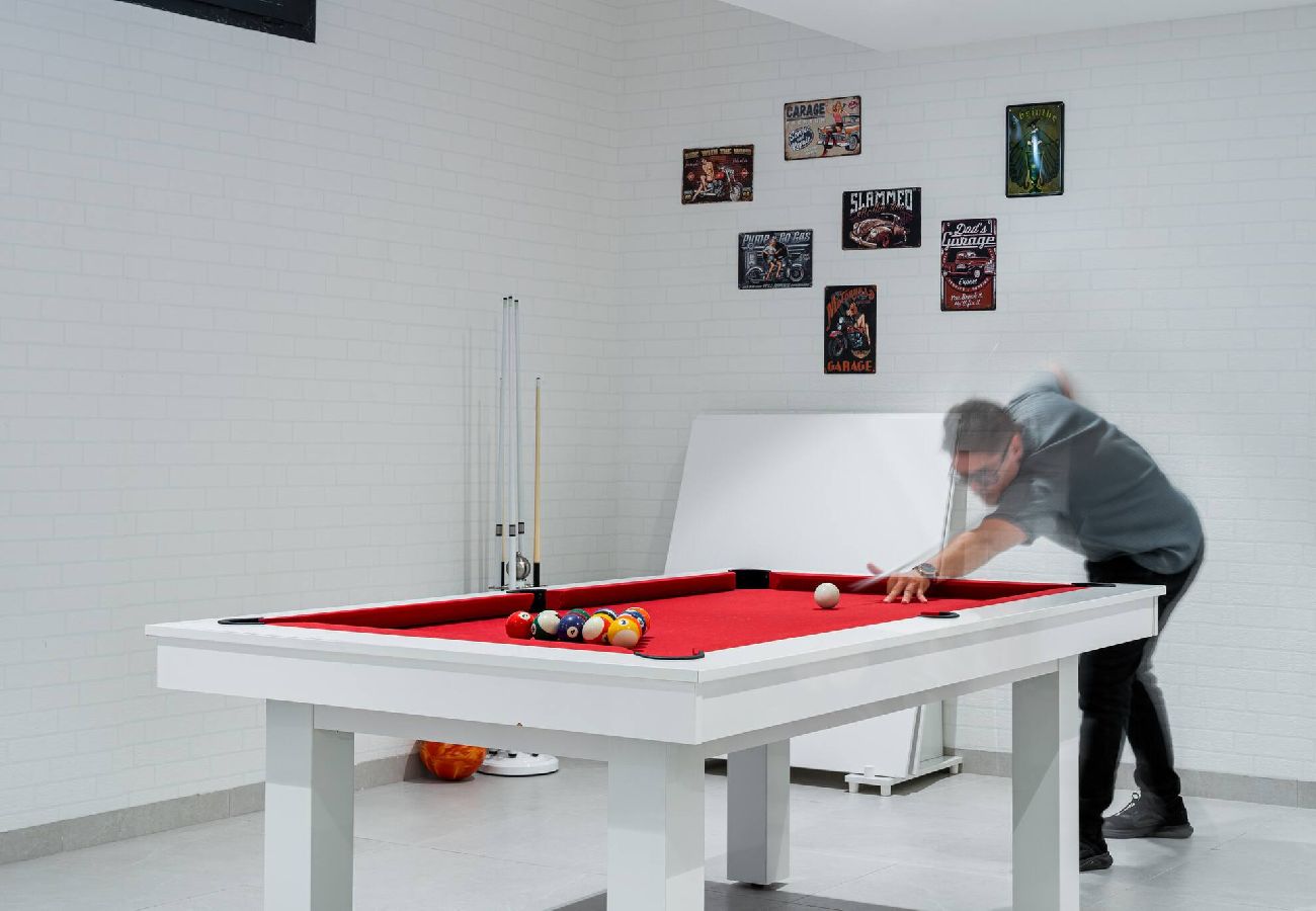 Maison à Murcia - Villa de lujo con jacuzzi, cine, billar y futbolín